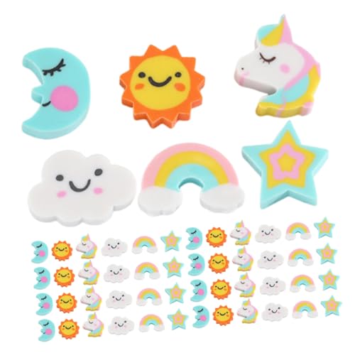 SEWACC 180 Stück Mini Radiergummis für Mädchen Kreatives mit Wolken Mond Stern und Einhorn Motiv Bunte Kleine Radiergummis für Schule Büro Partygeschenke und Klassenzimmerbelohnungen SEWACC 180 Stück Mini Radiergummis für Mädchen Kreatives mit Wolken Mond Stern und Einhorn Motiv Bunte Kleine Radiergummis für Schule Büro Partygeschenke und Klassenzimmerbelohnungen von SEWACC