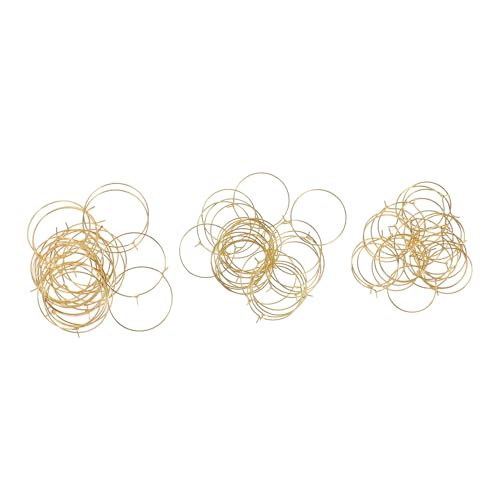 SEWACC 180 Stück Teiliges Ohrring Hoop aus Hochwertigem Goldbeschichtete DIY Schmuckzubehör Ringe für Ohrring Basteln und Schmuckherstellung SEWACC 180 Stück Teiliges Ohrring Hoop aus Hochwertigem Goldbeschichtete DIY Schmuckzubehör Ringe für Ohrring Basteln und Schmuckherstellung von SEWACC