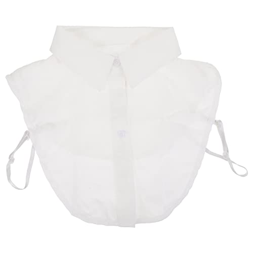 SEWACC 1Pc Abnehmbarer Falscher Kragen Für Blusen Halber Hemdkragen Kleidungsschmuck Baumwolle SEWACC 1Pc Abnehmbarer Falscher Kragen Für Blusen Halber Hemdkragen Kleidungsschmuck Baumwolle von SEWACC