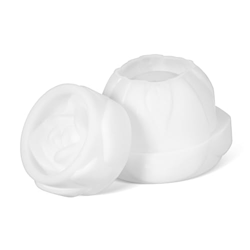 SEWACC 1Satz Silikonform für Rosen Epoxidharz Gießen Blumenform für Kreative Handwerke und Geschenkideen Geeignet für DIY Projekte und Dekoration von SEWACC