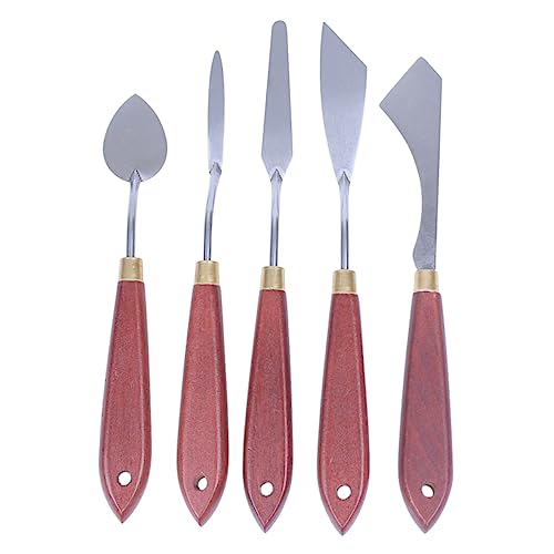 SEWACC 1satz Kunstmalerei Spachtel Aus Edelstahl Und Holz Teiliges Für Ölgemälde Und Acrylmalerei Zum Mischen Von Farben Leicht Und Handlich Langlebig Und Vielseitig Einsetzbar SEWACC 1satz Kunstmalerei Spachtel Aus Edelstahl Und Holz Teiliges Für Ölgemälde Und Acrylmalerei Zum Mischen Von Farben Leicht Und Handlich Langlebig Und Vielseitig Einsetzbar von SEWACC