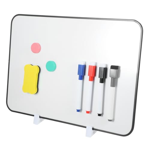 SEWACC 1satz Magnetisches Doppelseitiges Whiteboard Mit Ständer Abwischbar Für Zuhause Büro Und Unterricht Inklusive Stiften Zufällige Radiergummi-farbe Zum Zeichnen Und Notizen SEWACC 1satz Magnetisches Doppelseitiges Whiteboard Mit Ständer Abwischbar Für Zuhause Büro Und Unterricht Inklusive Stiften Zufällige Radiergummi-farbe Zum Zeichnen Und Notizen von SEWACC