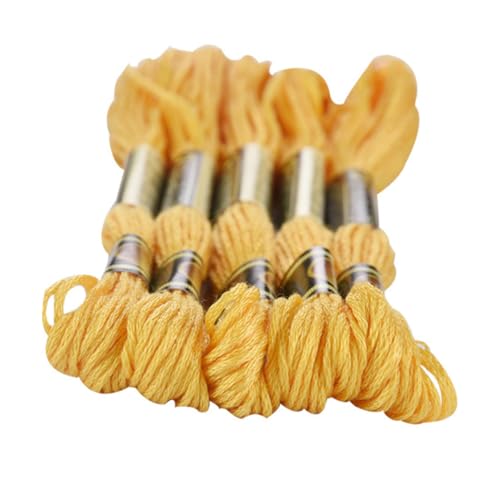 SEWACC 2 Boxen Gelbes Stickgarn Flexibler Langlebiger Nähfaden für DIY Handarbeiten Kreuzstich und Handstickerei für Handwerk und Nähen SEWACC 2 Boxen Gelbes Stickgarn Flexibler Langlebiger Nähfaden für DIY Handarbeiten Kreuzstich und Handstickerei für Handwerk und Nähen von SEWACC