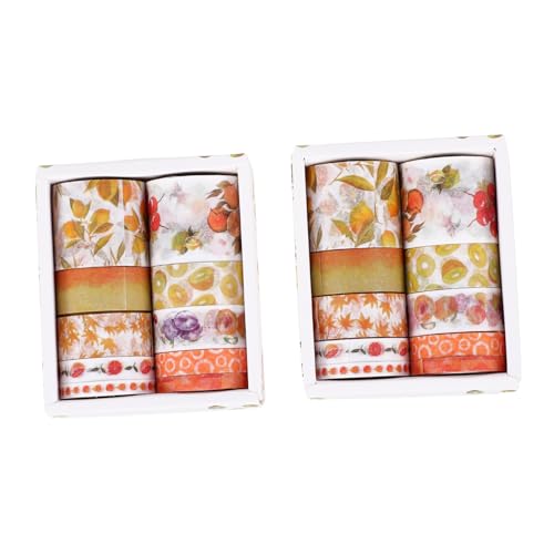 SEWACC 2 Boxen Washi Tape mit Hochwertiges Scrapbook Klebeband aus Langlebigem Papier Dekoratives DIY Klebeband für Handarbeit Tagebuch und Bastelprojekte Geschenkidee SEWACC 2 Boxen Washi Tape mit Hochwertiges Scrapbook Klebeband aus Langlebigem Papier Dekoratives DIY Klebeband für Handarbeit Tagebuch und Bastelprojekte Geschenkidee von SEWACC