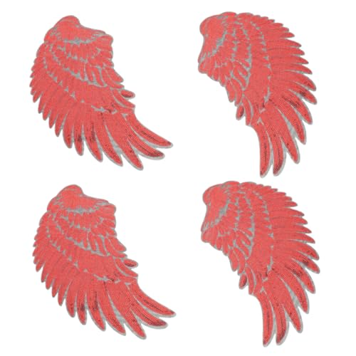 SEWACC 2 Paare Rote Glitzer Patches mit Selbstkleber Dekorative Applikationen für Kleidung Rucksäcke und Diy Outfits Einfach Aufzubringen für Styling SEWACC 2 Paare Rote Glitzer Patches mit Selbstkleber Dekorative Applikationen für Kleidung Rucksäcke und Diy Outfits Einfach Aufzubringen für Styling von SEWACC