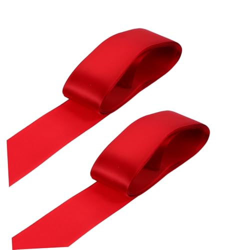 SEWACC 2 Rollen Festliches Geschenkband Breit Satinband in Königsrot für Geschenkverpackung DIY Deko Hochzeit Party Schleifen und Bastelarbeiten Langlebig und Stilvoll SEWACC 2 Rollen Festliches Geschenkband Breit Satinband in Königsrot für Geschenkverpackung DIY Deko Hochzeit Party Schleifen und Bastelarbeiten Langlebig und Stilvoll von SEWACC