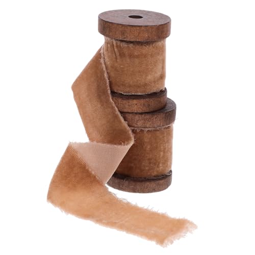 SEWACC 2 Rollen Geschenkband Polyester Schleifenband für Geschenkverpackung Hochzeit Cake Box Verpackung DIY Basteln Geschenkdekoration von SEWACC