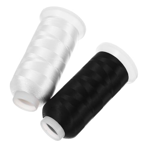 SEWACC 2 Rollen Hochwertiger Polyester Embroidery Fäden für Nähmaschinen Robust und Langlebig für Kreative Projekte und Heimdekoration Zuverlässig SEWACC 2 Rollen Hochwertiger Polyester Embroidery Fäden für Nähmaschinen Robust und Langlebig für Kreative Projekte und Heimdekoration Zuverlässig von SEWACC
