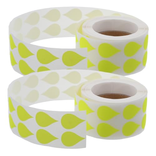 SEWACC 2 Rollen Neon Tropfenaufkleber Fluoreszierende Tropfenform Selbstklebende Beschriftbare Etiketten für Küche Büro Schule Geschenkverpackung und Bastelideen SEWACC 2 Rollen Neon Tropfenaufkleber Fluoreszierende Tropfenform Selbstklebende Beschriftbare Etiketten für Küche Büro Schule Geschenkverpackung und Bastelideen von SEWACC