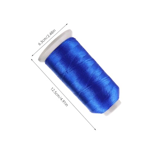 SEWACC 2 Rollen Polyester Nähgarn Dicke Spulen für Handnähen DIY Große Farbauswahl Blautöne Stabile Fadenspulen für Quilten Stickerei Chinesische Knoten und Textilarbeiten von SEWACC