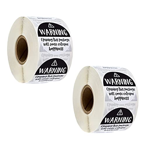 SEWACC 2 Rollen Selbstklebende Neujahrsaufkleber Dekorative Geschenkverpackung Sichere Materialien Vielseitig für Geschenkboxen Süßigkeitentüten Grußkarten und Umschläge von SEWACC