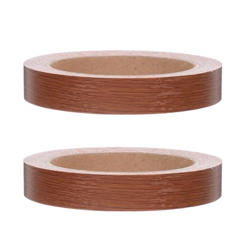 SEWACC 2 Rollen Selbstklebender Wood Edge Trim Strip mit Realistischem Holzmaserungseffekt Strapazierfähiges Möbel Kantenband zur Reparatur von Fenster Möbel und Bodenspaltabdeckungen für SEWACC 2 Rollen Selbstklebender Wood Edge Trim Strip mit Realistischem Holzmaserungseffekt Strapazierfähiges Möbel Kantenband zur Reparatur von Fenster Möbel und Bodenspaltabdeckungen für von SEWACC