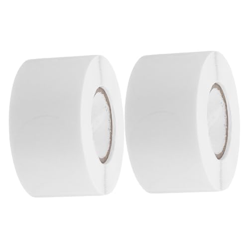 SEWACC 2 Rollen Transparente Runde Aufkleber Stark Haftend Wasserfest für Geschenkverpackungen und Umschläge Je Etiketten Selbstklebend Vielseitig Einsetzbar von SEWACC