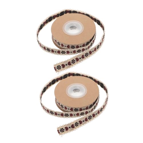 SEWACC 2 Rollen Vintage Dekoband Nähband für Diy Projekte Hochwertiges Bastelmaterial für Kleidung Accessoires und Dekorationen Strapazierfähiges und Farbechtes Design für Kreative SEWACC 2 Rollen Vintage Dekoband Nähband für Diy Projekte Hochwertiges Bastelmaterial für Kleidung Accessoires und Dekorationen Strapazierfähiges und Farbechtes Design für Kreative von SEWACC