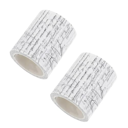 SEWACC 2 Rollen Washi Tape Selbstklebend Vintage Goth Stil Dekoratives Klebeband für DIY Scrapbooking Handwerk Album Sticker SEWACC 2 Rollen Washi Tape Selbstklebend Vintage Goth Stil Dekoratives Klebeband für DIY Scrapbooking Handwerk Album Sticker von SEWACC