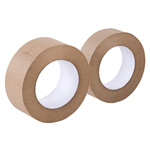 SEWACC 2 Rollen Wasseraktiviertes Kraftpapier Klebeband Beschreibbar Leicht Abreißbar für Verpackungen Versand und DIY Projekte SEWACC 2 Rollen Wasseraktiviertes Kraftpapier Klebeband Beschreibbar Leicht Abreißbar für Verpackungen Versand und DIY Projekte von SEWACC