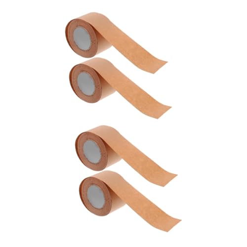 SEWACC 2 Sätze Kraftpapier Klebeband Stark Haftend Wasseraktivierbar Für Verpackung Und Versand Beschreibbar Für Kartonversand 2 Rollen * 2 von SEWACC