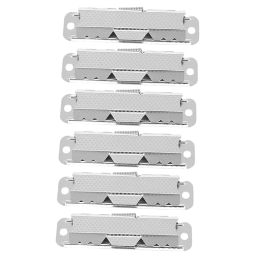 SEWACC 2 Sätze Metall Bill Clips Wiederverwendbare Klammern Für Dokumente Menüs Und Klemmbretter Für Büro Und Schule Aus Gefertigt Einfach Zu Verwenden Entfernen 6 Stücke * 2 von SEWACC