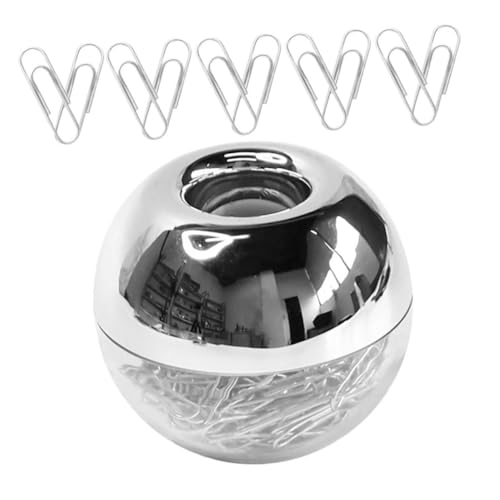 SEWACC 2 Sätze Metall Büroklammern mit Magnetbox Robuste Multifunktionale Paper Clips für Dokumentenorganisation Lesezeichen Bastelprojekte Kreative Schreibtischaccessoires für Schule und SEWACC 2 Sätze Metall Büroklammern mit Magnetbox Robuste Multifunktionale Paper Clips für Dokumentenorganisation Lesezeichen Bastelprojekte Kreative Schreibtischaccessoires für Schule und von SEWACC