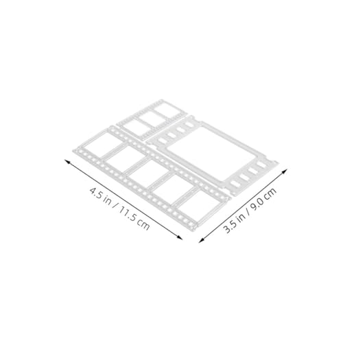 SEWACC 2 Sätze Metall Stanzformen Filmstreifen Prägeschablonen für DIY Scrapbooking Glatte Kanten Sichere Anwendung Vielseitige Formen für Detailreiche Foto Streifen Designs SEWACC 2 Sätze Metall Stanzformen Filmstreifen Prägeschablonen für DIY Scrapbooking Glatte Kanten Sichere Anwendung Vielseitige Formen für Detailreiche Foto Streifen Designs von SEWACC