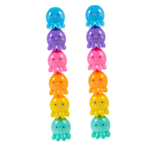 SEWACC 2 Sätze Mini Octopus Fluorescent Marker Stapelbare Bunte Leuchtstifte für Schüler Kreatives Schreiben und Malen Umweltfreundliche Kunststoffstifte SEWACC 2 Sätze Mini Octopus Fluorescent Marker Stapelbare Bunte Leuchtstifte für Schüler Kreatives Schreiben und Malen Umweltfreundliche Kunststoffstifte von SEWACC