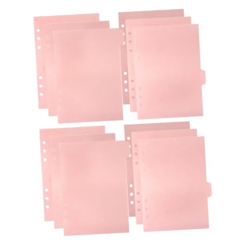 SEWACC 2 Sätze Notebook Trennblätter aus PP Abnehmbare Farbige Index Divider für Ringbücher Nützliche Trennstreifen für Büro Schule Haushalt Blätter pro Zartes Rosa SEWACC 2 Sätze Notebook Trennblätter aus PP Abnehmbare Farbige Index Divider für Ringbücher Nützliche Trennstreifen für Büro Schule Haushalt Blätter pro Zartes Rosa von SEWACC