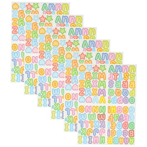 SEWACC 2 Sätze Selbstklebende Buchstabenaufkleber Für Bunte Diy Buchstaben Sticker Wasserfest Für Bastelprojekte Und Scrapbooking Beschriftung Für Tassen Und Boxen 10 Blätter * 2 SEWACC 2 Sätze Selbstklebende Buchstabenaufkleber Für Bunte Diy Buchstaben Sticker Wasserfest Für Bastelprojekte Und Scrapbooking Beschriftung Für Tassen Und Boxen 10 Blätter * 2 von SEWACC