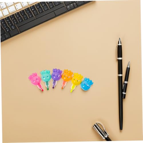 SEWACC 2 Sätze Stapelbare Mini-highlighter in Octopus-form Bunte Fluoreszierende Marker für Schule Büro und Kreative Schreibprojekte Interaktives Design für Studenten SEWACC 2 Sätze Stapelbare Mini-highlighter in Octopus-form Bunte Fluoreszierende Marker für Schule Büro und Kreative Schreibprojekte Interaktives Design für Studenten von SEWACC