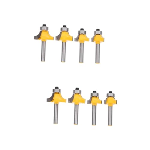 SEWACC 2 Sätze Teiliges Rundfräser Set Für Holzverarbeitung Hochwertige Kantenfräser Für Oberfräse Für Vielseitig Einsetzbar Für Profis Und Hobbyisten 4 Stück * 2 SEWACC 2 Sätze Teiliges Rundfräser Set Für Holzverarbeitung Hochwertige Kantenfräser Für Oberfräse Für Vielseitig Einsetzbar Für Profis Und Hobbyisten 4 Stück * 2 von SEWACC