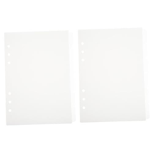SEWACC 2 Sätze Transparente Index Registerkarten Langlebige Kunststoff Trennblätter mit Löchern Kreative Halbtransparente Dividers für Ringordner und Planer Wasserfest Wiederverwendbar SEWACC 2 Sätze Transparente Index Registerkarten Langlebige Kunststoff Trennblätter mit Löchern Kreative Halbtransparente Dividers für Ringordner und Planer Wasserfest Wiederverwendbar von SEWACC