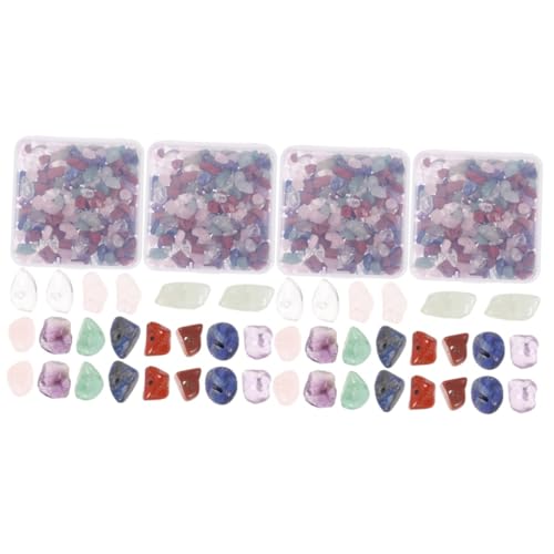 SEWACC 2 Sätze Unregelmäßige Gravel Perlen Diy Schmuckherstellung Naturstein Spacer Beads für Armbänder und Bastelprojekte Vielseitige Farbkombinationen SEWACC 2 Sätze Unregelmäßige Gravel Perlen Diy Schmuckherstellung Naturstein Spacer Beads für Armbänder und Bastelprojekte Vielseitige Farbkombinationen von SEWACC