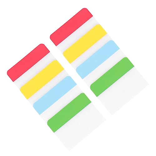 SEWACC 2 Satz Wiederablösbare Seitenmarker Klassifizierte Indexaufkleber Langlebige Haftnotizen für Studenten Lesen Organisation Praktisch von SEWACC
