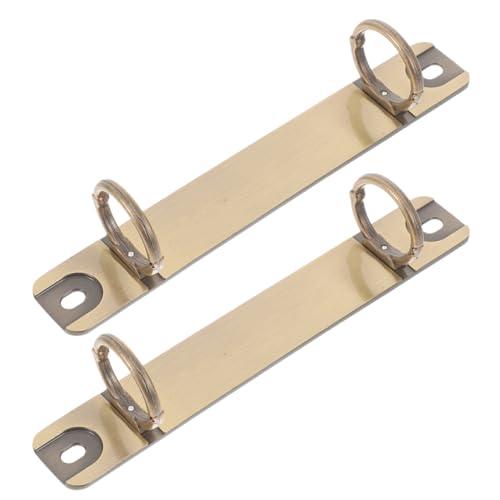 SEWACC 2 Stück Abnehmbare Metall Binder Rücken für Lose Ringsystem DIY Notizbuch Ordner Langlebige Bindermechanik Vielseitige Verwendung für Notizen und Ordner SEWACC 2 Stück Abnehmbare Metall Binder Rücken für Lose Ringsystem DIY Notizbuch Ordner Langlebige Bindermechanik Vielseitige Verwendung für Notizen und Ordner von SEWACC