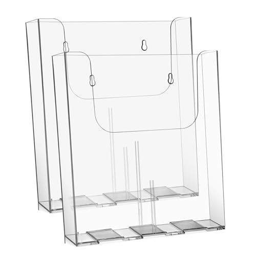 SEWACC 2 Stück Aktenständer Zur Wandmontage Prospekthalter Wandhalterung Wandmontage Aktenhalter Wandhalterung Organizer Hängeregistratur Organizer Für Die Wand SEWACC 2 Stück Aktenständer Zur Wandmontage Prospekthalter Wandhalterung Wandmontage Aktenhalter Wandhalterung Organizer Hängeregistratur Organizer Für Die Wand von SEWACC