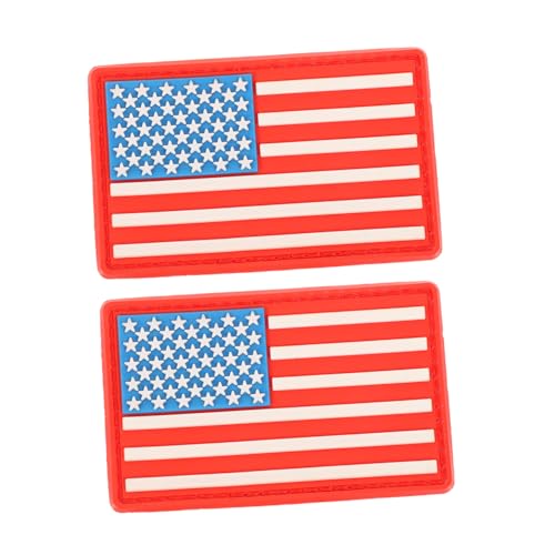 SEWACC 2 Stück Amerikanische Flagge PVC Aufnäher DIY Kleidung Sticker für Arm Schulter Dekoration für Jeans Taschen und Bastelprojekte SEWACC 2 Stück Amerikanische Flagge PVC Aufnäher DIY Kleidung Sticker für Arm Schulter Dekoration für Jeans Taschen und Bastelprojekte von SEWACC