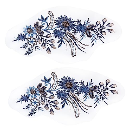 SEWACC 2 Stück Bestickte Blumen Patches zum Aufbügeln Glitzer Blumen Applikationen aus Stoff Farbige DIY Kleidung Dekorationen für Jeans Kleider Taschen Hüte Vielseitig Einsetzbar SEWACC 2 Stück Bestickte Blumen Patches zum Aufbügeln Glitzer Blumen Applikationen aus Stoff Farbige DIY Kleidung Dekorationen für Jeans Kleider Taschen Hüte Vielseitig Einsetzbar von SEWACC