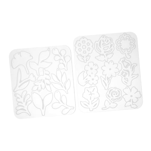 SEWACC 2 Stück Blumen und Designs für Epoxidharz Schmuckherstellung Diy Bastelbedarf für Ohrringe Anhänger und Schlüsselanhänger von SEWACC
