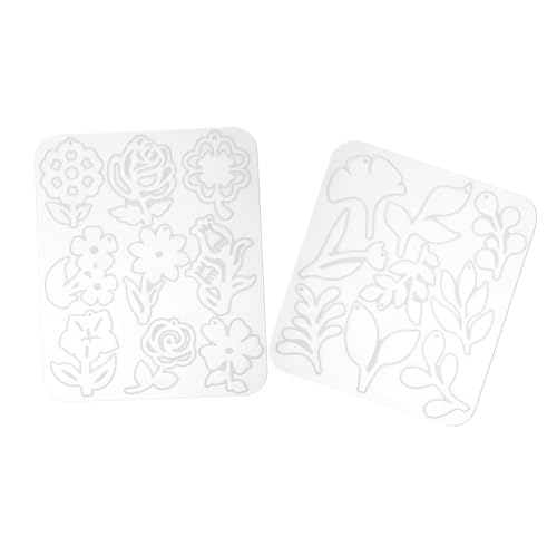 SEWACC 2 Stück Blumendesign Gießformen für Epoxidharz Schmuck für Diy Ohrringe Anhänger und Einfache Handhabung für Kreative Bastelprojekte von SEWACC