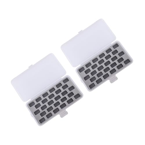 SEWACC 2 Stück Bobbin Aufbewahrungsbox aus Kunststoff mit Schwamm Fächer Spulenhalter Transparent Kompakt Staubgeschützt für Nähzubehör und Nähmaschinenspulen SEWACC 2 Stück Bobbin Aufbewahrungsbox aus Kunststoff mit Schwamm Fächer Spulenhalter Transparent Kompakt Staubgeschützt für Nähzubehör und Nähmaschinenspulen von SEWACC