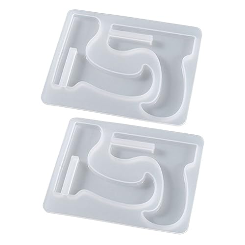 SEWACC 2 Stück DIY Silikonformen für Handyhalterung Teiliges für Kreative Bastelprojekte Einfach zu Reinigen und Langlebig für Epoxidharz und Persönliche von SEWACC