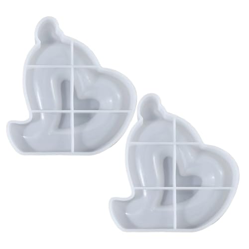 SEWACC 2 Stück Diy Kerzen und Seifenherstellung Aromatherapie Gießform für Resin Projekte für Kreative Bastelarbeiten und Besondere Anlässe von SEWACC