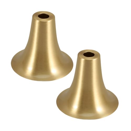 SEWACC 2 Stück Elegante Trompetenform für Wohnzimmer und Esszimmer Hochwertige Messinglampenbasis für Dekorative Beleuchtung Vielseitig Einsetzbar SEWACC 2 Stück Elegante Trompetenform für Wohnzimmer und Esszimmer Hochwertige Messinglampenbasis für Dekorative Beleuchtung Vielseitig Einsetzbar von SEWACC