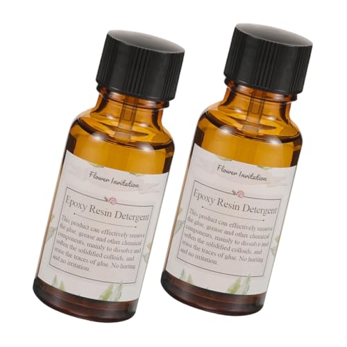 SEWACC 2 Stück Epoxidharz Mold Release Agent Silikon Flasche für Resin Formen Schnelles Einfaches Entformen für Diy Schmuck und Bastelprojekte von SEWACC
