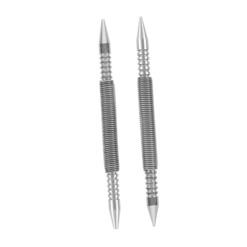 SEWACC 2 Stück Federbelastetes Nagelset Doppelkopf Center Punch für Metall Holz Präzise Positionierung Kompakt Leicht Hammerloses Nagelwerkzeug für Heimwerker und Profis SEWACC 2 Stück Federbelastetes Nagelset Doppelkopf Center Punch für Metall Holz Präzise Positionierung Kompakt Leicht Hammerloses Nagelwerkzeug für Heimwerker und Profis von SEWACC