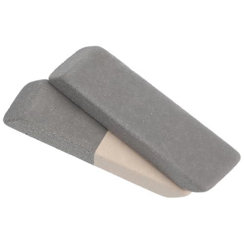 SEWACC 2 Stück Frosted Matte Radiergummi für Schreibwaren und Kunstbedarf Ergonomischer Radierer für für Schule und Büro Hinterlässt Rückstände und Schützt Papierqualität von SEWACC