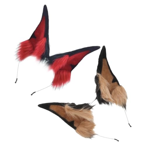 SEWACC 2 Stück Furry Cosplay Kostümzubehör Realistische Tierohren Haarreifen für Erwachsene für Halloween und Fotografie SEWACC 2 Stück Furry Cosplay Kostümzubehör Realistische Tierohren Haarreifen für Erwachsene für Halloween und Fotografie von SEWACC