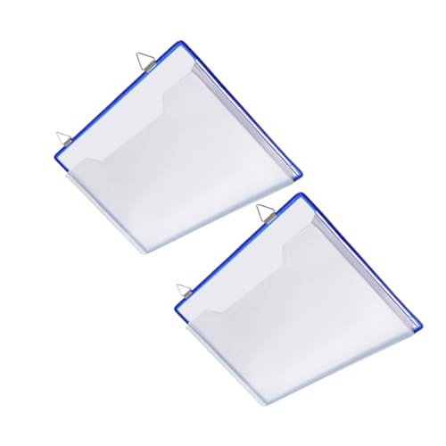 SEWACC 2 Stück Hängende Dokumententasche Transparent Wandhalterung für Unterlagen Ordner und Briefe Stabiler und Vielseitiger Datei Organizer für Zuhause und Büro SEWACC 2 Stück Hängende Dokumententasche Transparent Wandhalterung für Unterlagen Ordner und Briefe Stabiler und Vielseitiger Datei Organizer für Zuhause und Büro von SEWACC