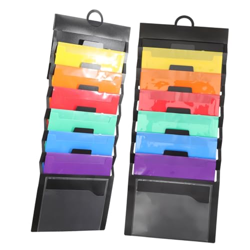 SEWACC 2 Stück Hängender Faltbarer Wand Organizer für Aktenordner Teiliges Langlebige PP Materialien Fächer Professionelles Design für Büro Schule und Zuhause Platzsparend und SEWACC 2 Stück Hängender Faltbarer Wand Organizer für Aktenordner Teiliges Langlebige PP Materialien Fächer Professionelles Design für Büro Schule und Zuhause Platzsparend und von SEWACC