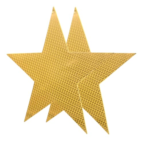 SEWACC 2 Stück Handheld Stern Requisiten mit Elastischen Bändern Fühlt Stern Hand Requisiten für Bühnenaufführungen Sportevents und Party Feierlichkeiten von SEWACC