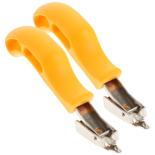 SEWACC 2 Stück Heavy Duty Tacker Entferner Ergonomischer Möbelstoff Klammerzieher für Polstermöbel Teppiche Bilderrahmen mit Rutschfestem Griff und Hebelwirkung von SEWACC